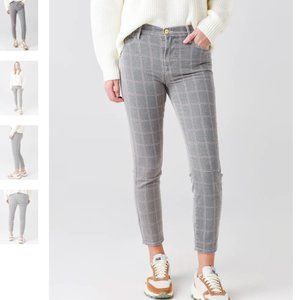 skinny plaid FRAME jeans